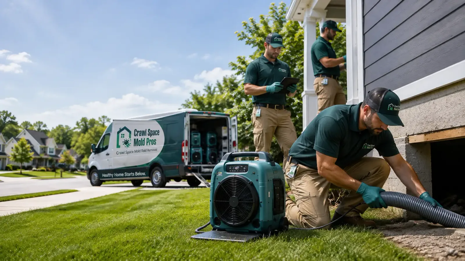 Crawl Space Mold Removal in Winfield, KS